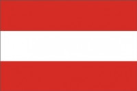 Østrig flag 90 x 150 cm