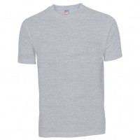 Basis Cotton t-shirt medium grå (med. Grey)
