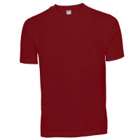 Basis Cotton t-shirt burgundy