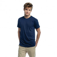 Mens Fitted T-shirt Navyblå (Blue navy)