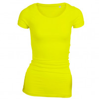 Long Stretch T-shirt Lys gul (light yellow)