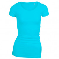 Long Stretch T-shirt turkis (turquoise)