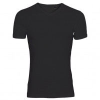 One By One V-neck T-shirt sort (black)