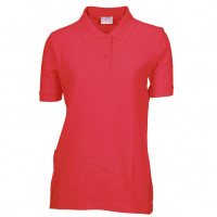 Billig Polo shirt til - Lady Polo T-shirt rød (red)