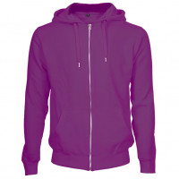 Hooded Zip Sweat Hættetrøje lilla (violet)