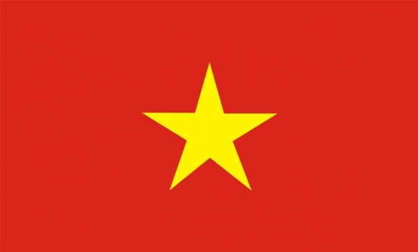 Flag Grøn Rød Gul Med Stjerne