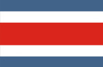 Costa Rica flag 90 x 150 cm