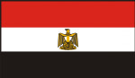 Egypten flag 90 x 150 cm