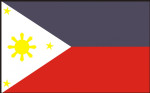 Fillippinerne flag 90 x 150 cm