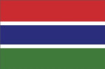 Gambia flag 90 x 150 cm