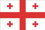 Georgien flag 90 x 150 cm