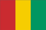 Guinea flag 90 x 150 cm
