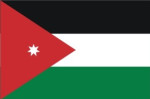 Jordan flag 90 x 150 cm