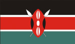 Kenya flag 90 x 150 cm