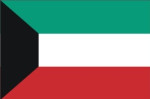 Kuwait flag 90 x 150 cm