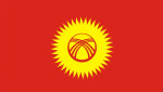 Kirgisistan flag 90 x 150 cm
