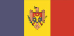 Moldova flag 90 x 150 cm