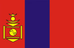 Mongoliet flag 90 x 150 cm