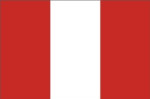 Peru flag 90 x 150 cm