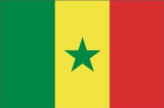 Senegal flag 90 x 150 cm