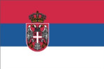 Serbien flag 90 x 150 cm