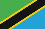 Tanzania flag 90 x 150 cm