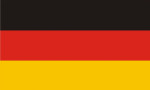 Tyskland flag 90 x 150 cm