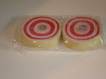 Konfetti Frisbee rød/hvid