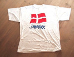 Danmark T-shirt str. 2 år