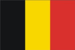Belgien flag 90 x 150 cm