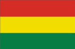 Bolivia flag 90 x 150 cm