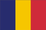 Tchad flag 90 x 150 cm