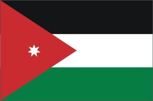 Jordan flag 90 x 150 cm