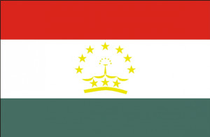 Tadsjikistan flag 90 x 150 cm