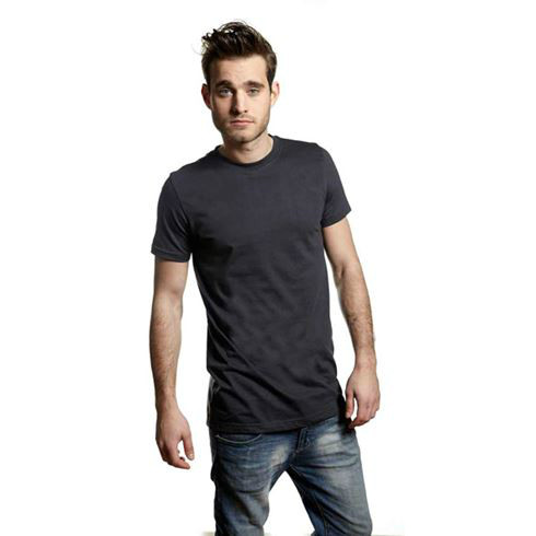 Kostumer tilgivet strimmel Mens Work Wear oversize t-shrit i sort. Køb t-shirts i store størrelser