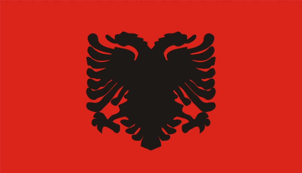 Albanien flag 90 x 150 cm Albanien flag 90 x 150 cm