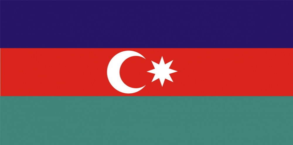 Aserbajdsjan flag 90 x 150 cm