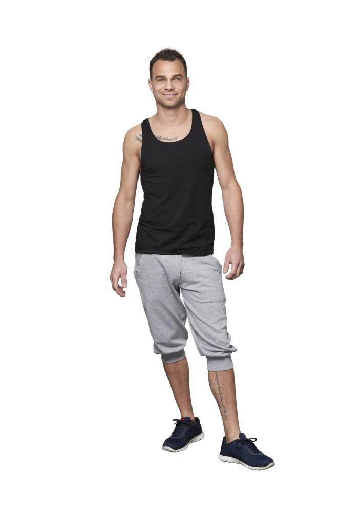 Open Side Racerback Men's Mens racerback soltop i oxford grå