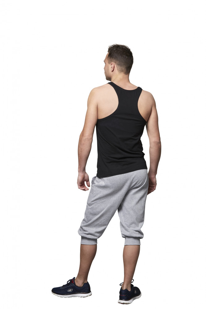 Open Side Racerback Men's Mens racerback soltop i oxford grå