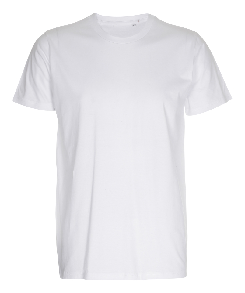 Mens Fitted Tshirt hvid (white)