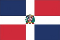 Dominikanske Republik flag 90 x 150 cm