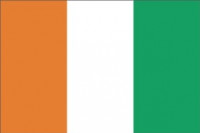 Elfenbenskysten flag 90 x 150 cm