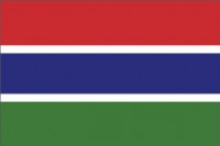 Gambia flag 90 x 150 cm