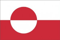 Grønland flag 90 x 150 cm