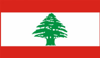 Libanon flag 90 x 150 cm