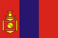 Mongoliet flag 90 x 150 cm