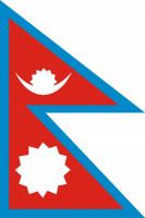 Nepal flag 90 x 150 cm