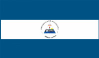 Nicaragua flag 90 x 150 cm