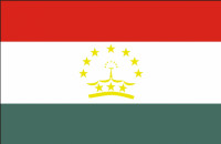 Tadsjikistan flag 90 x 150 cm