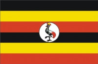 Uganda flag 90 x 150 cm